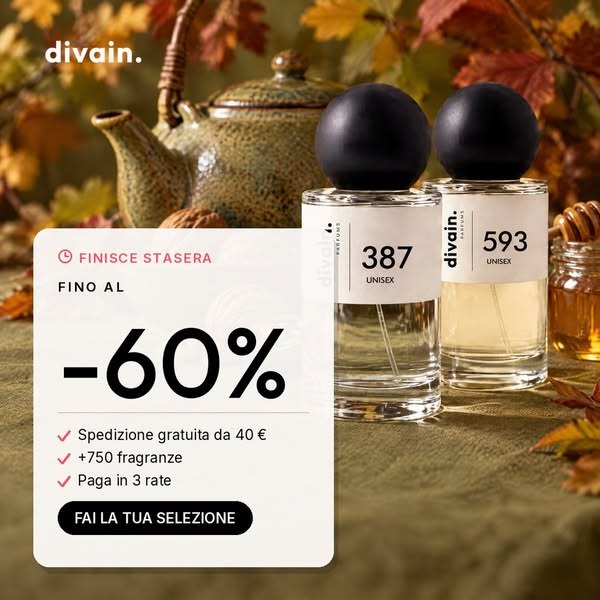 Fino al -60% su tutti i profumi