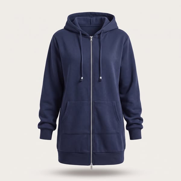 The zip hoodie that's soft on the inside.