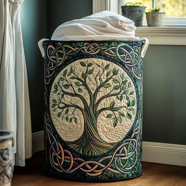 Le panier à linge que l'on ne cache plus