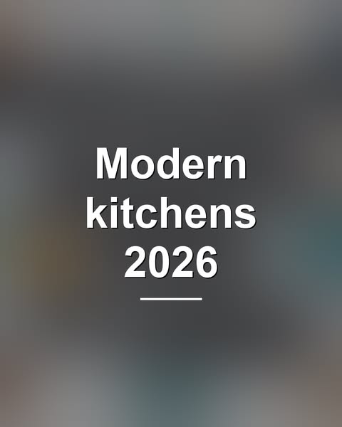 Modern Kitchen Design Planning Guide