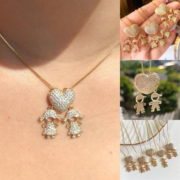 Mother's Love Necklace - Love and My Kids