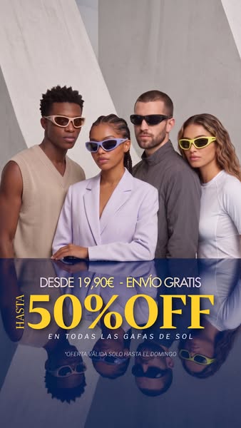Hasta 50% OFF en Gafas de Sol