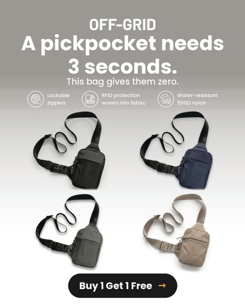 Buy One Sling Bag, Get One FREE