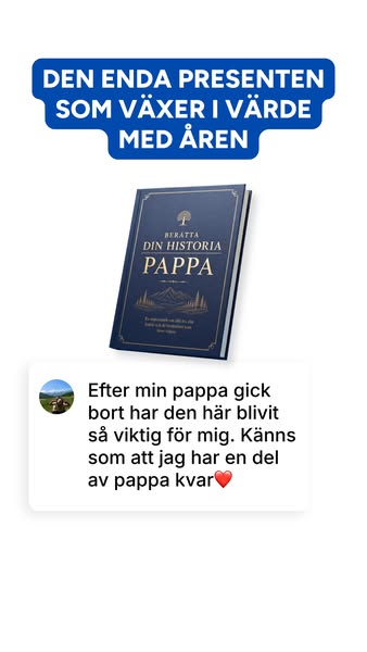 En farsdags present som aldrig glöms bort
