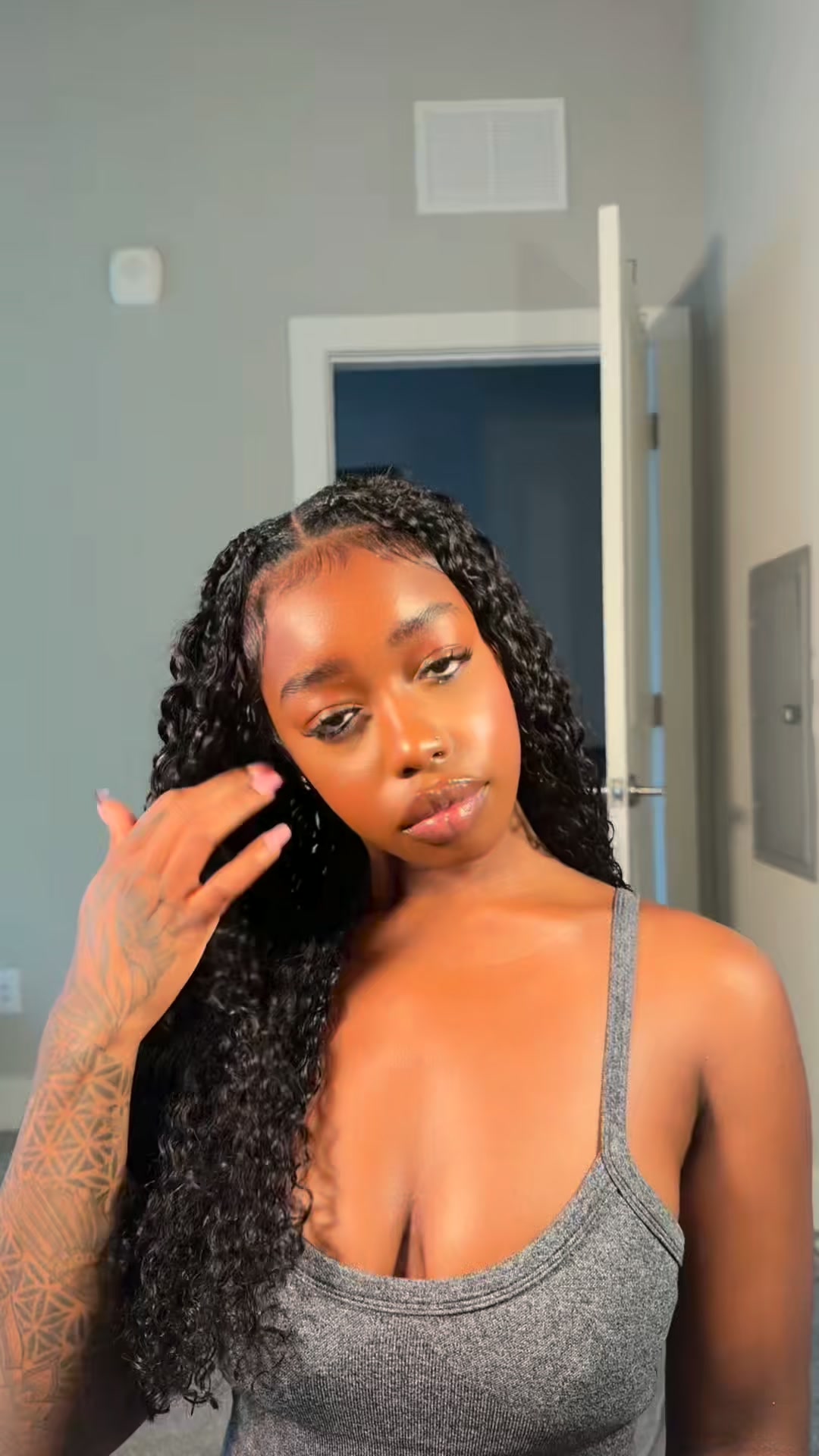 Mamushow 20 inch 4 packs Miracle Knots Burmese Curly Crochet Hair