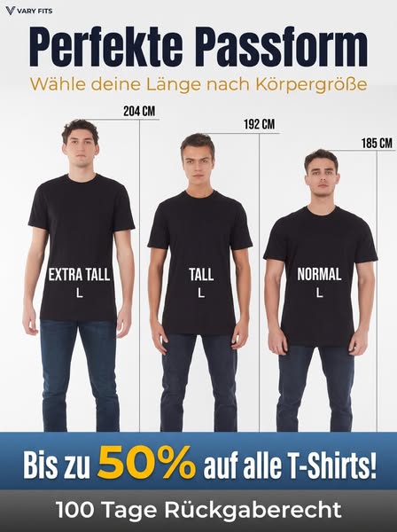 Bis zu 50 % Rabatt auf T-Shirts