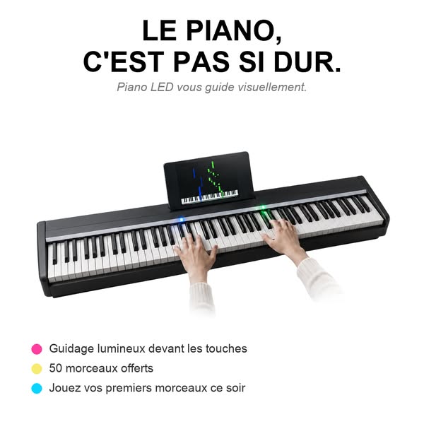 Apprenez avec Piano LED