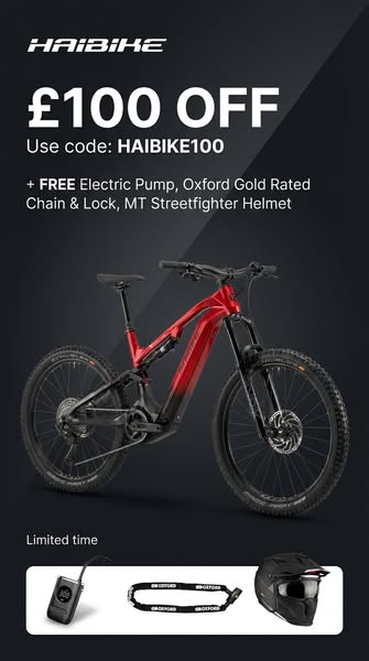 £100 OFF Haibike E-Bikes
