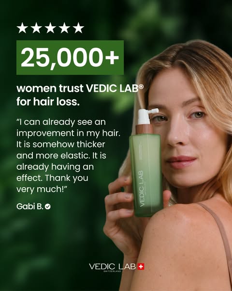 Up to 83% less hair loss