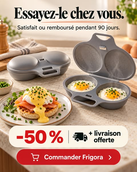 Des œufs parfaits en 90 secondes