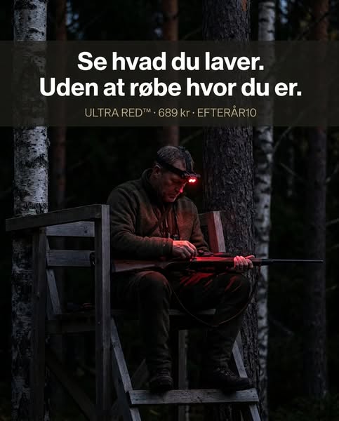 1.000 lumen. Op til 69 timer.