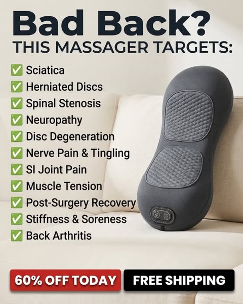 This Back Massager Is Flying Off The Shelves!