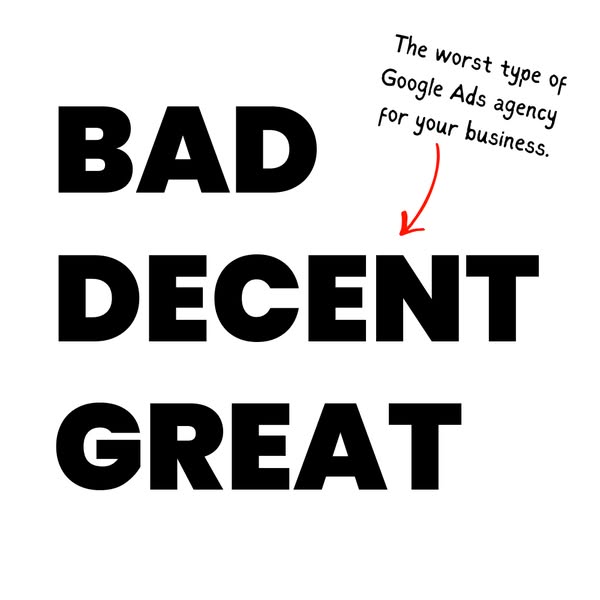 Don't settle for a "decent" Google Ads agency.
