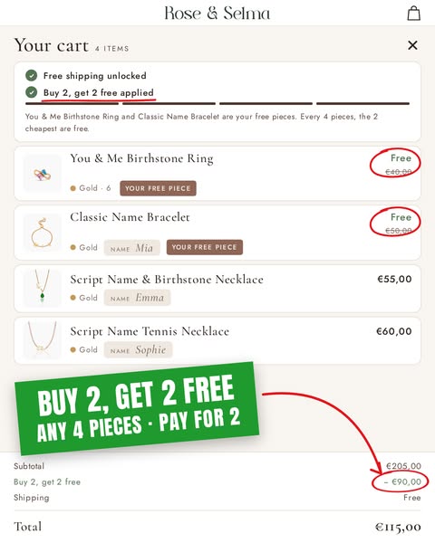 Buy 2, Get 2 Free