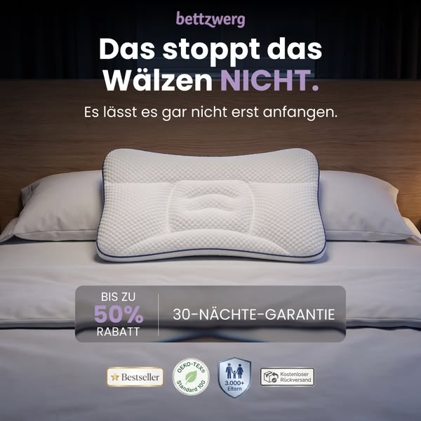 Das Kinderkissen, das mitwächst.