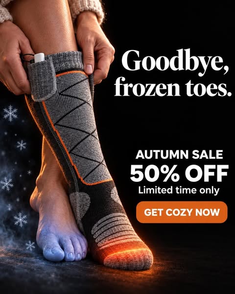 Toesty Heated Socks | 50% Off Limited Time