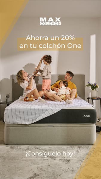 Ahorra 20% en colchón One