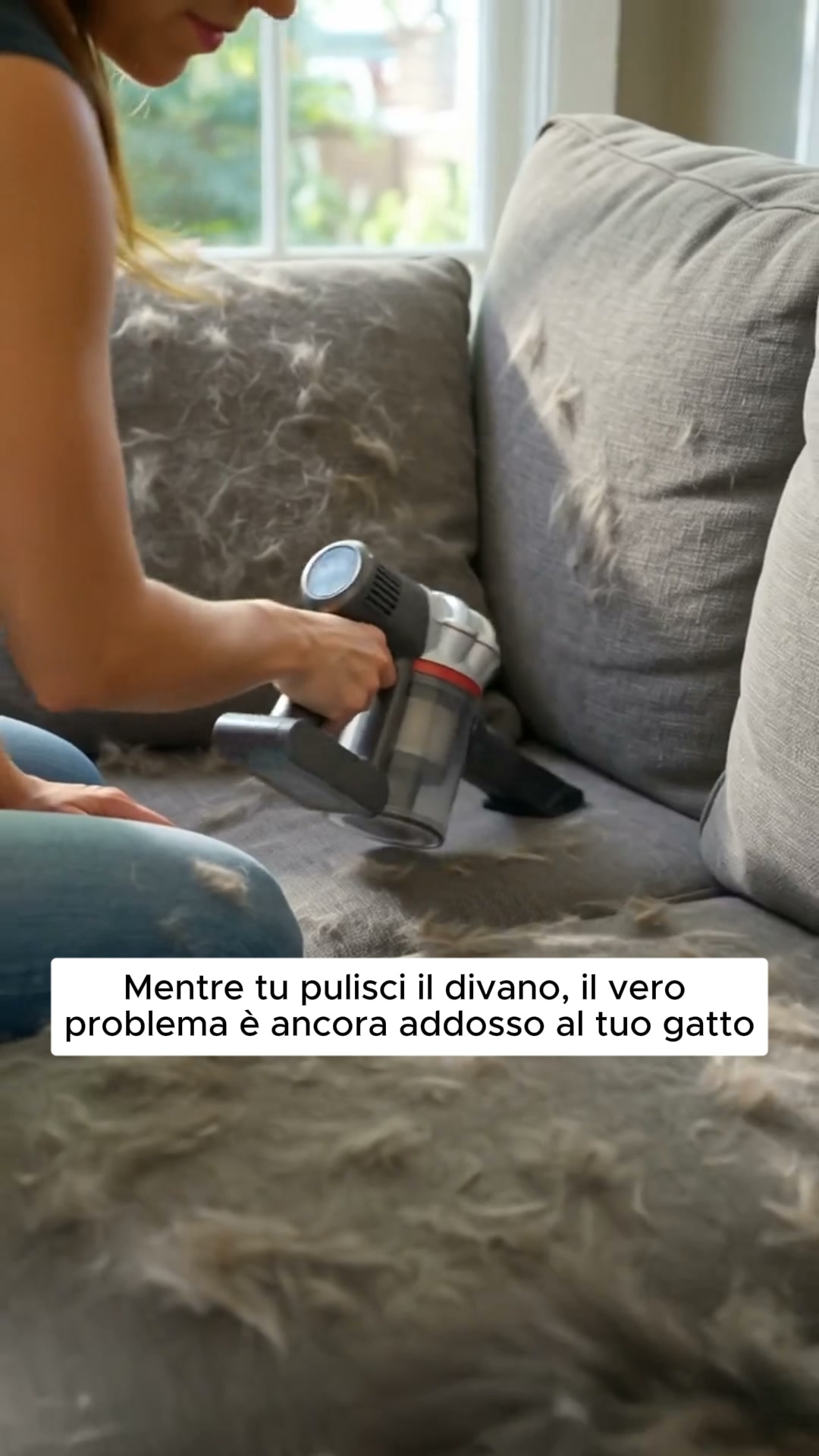 Niente più aspirapolvere o rulli adesivi!