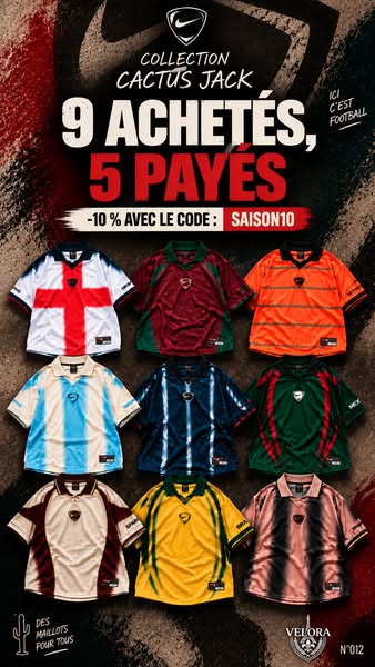 OFFRE CHOC : 3 Maillots pour le prix de 2 !