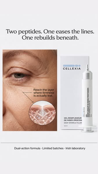 Surface hydration won’t rebuild the collagen under deep wrinkles.