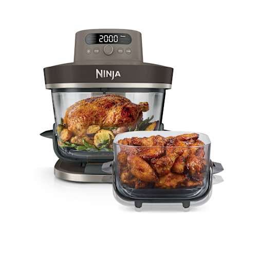 Ninja CRISPi PRO Grill Szklany air fryer 7 w 1 Brązowy | AS104EUBR | od SharkNinja