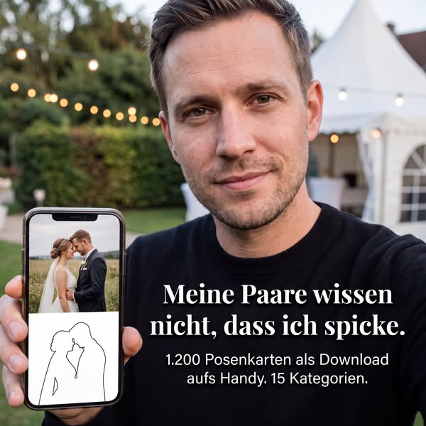 Ich spicke. Das Paar merkt nichts.