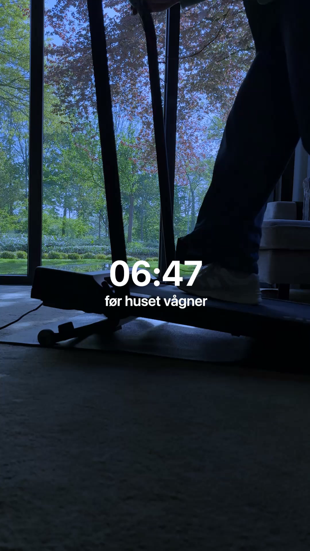 Gå en tur i joggingbukser