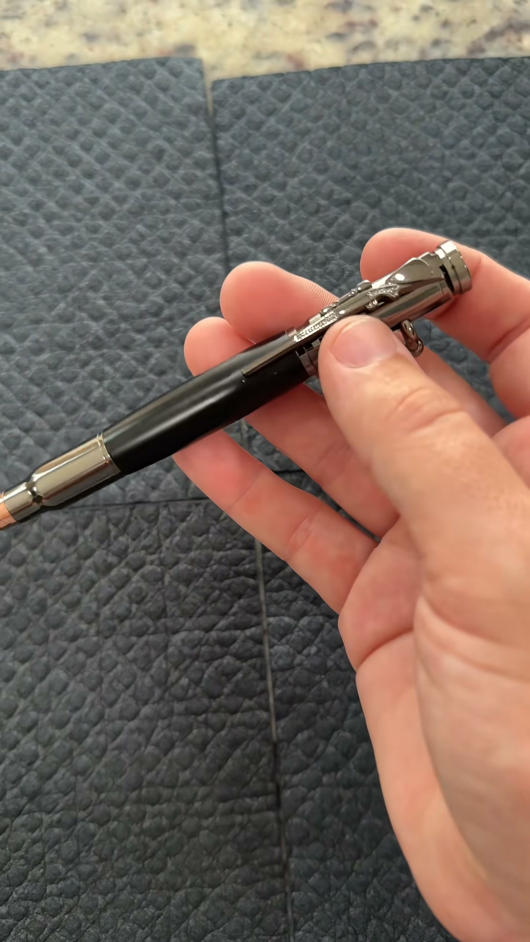 Handcrafted Bolt-Action Bullet Pen