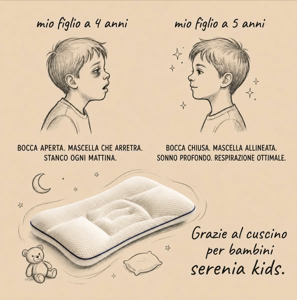 Serenia • Il Cuscino Posturale per Bambini