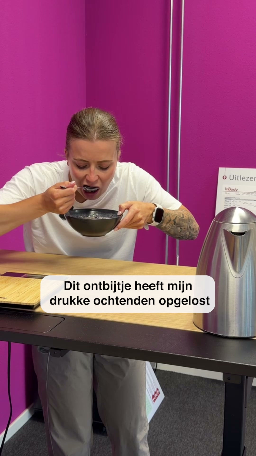 In 3 minuten klaar, alleen water erbij