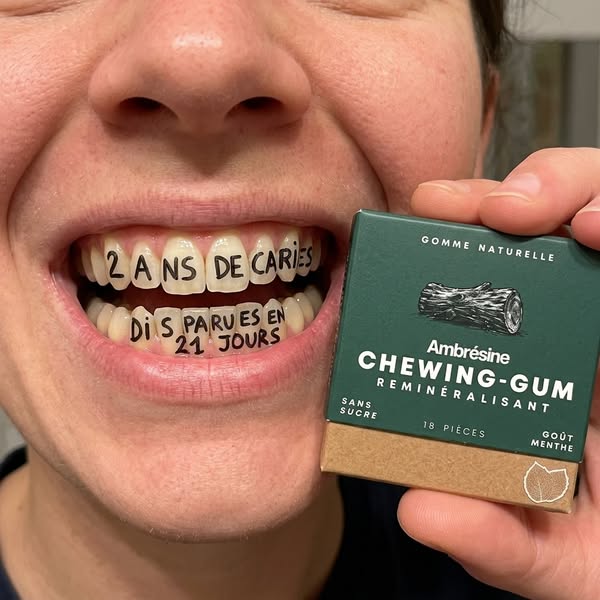 Jusqu'à -45 % : le chewing-gum qui change vos dents