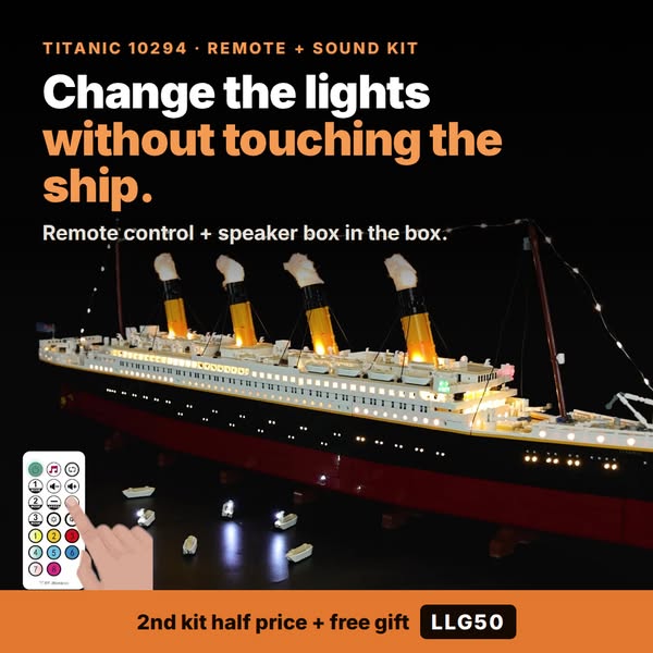 Control Your Titanic 10294 Lights From The Couch