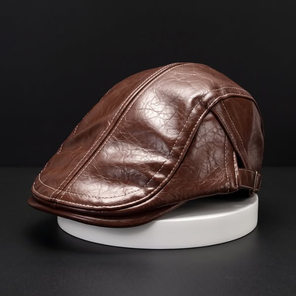 Mansory Leather Flat Cap - Now $34.99