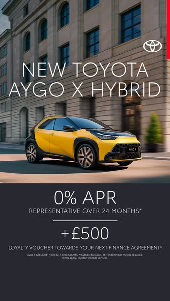 NEW TOYOTA AYGO X HYBRID