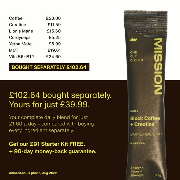 £102.64 separately. £39.99 here.