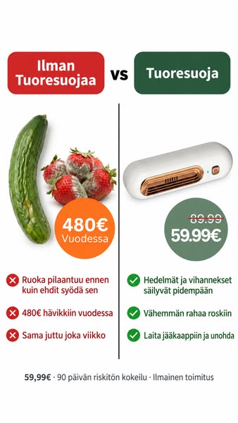 Kokeile 90 päivää. Jos et huomaa eroa, saat rahat takaisin.