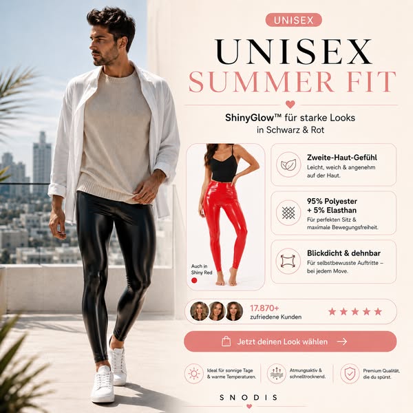 High Waist • Glossy Finish • Shape-Effekt