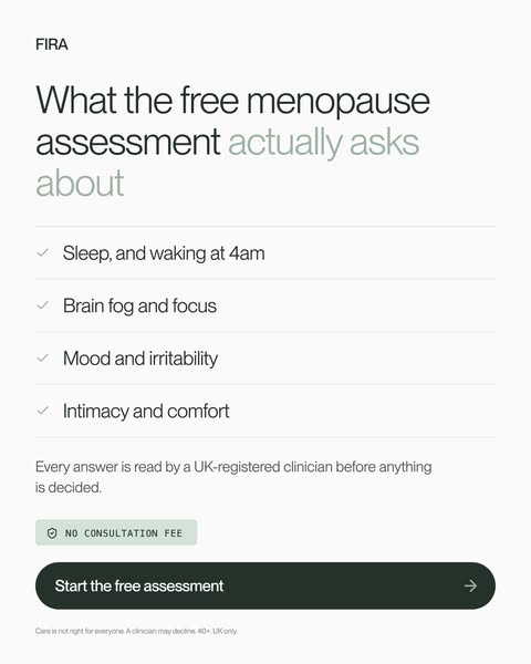 The assessment costs nothing