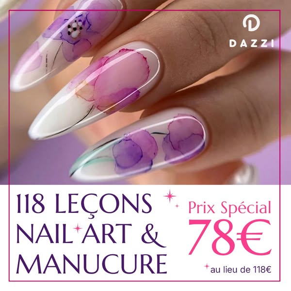 Offre spéciale : 59 leçons techniques + 59 leçons de Nail Art = 79 € au lieu de 118 €