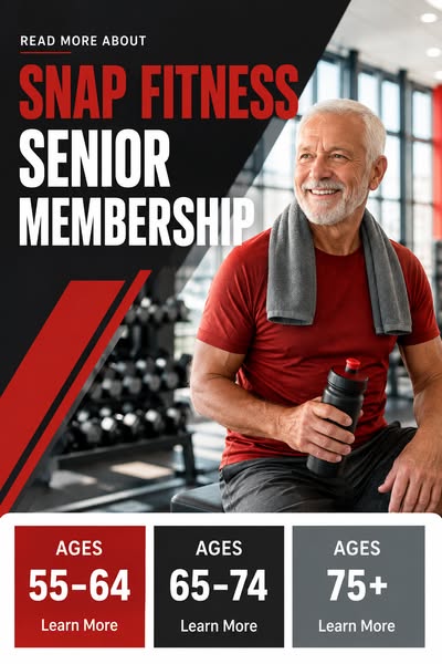 Read more: SNAP FITNESS SENIOR MEMBERSHIP