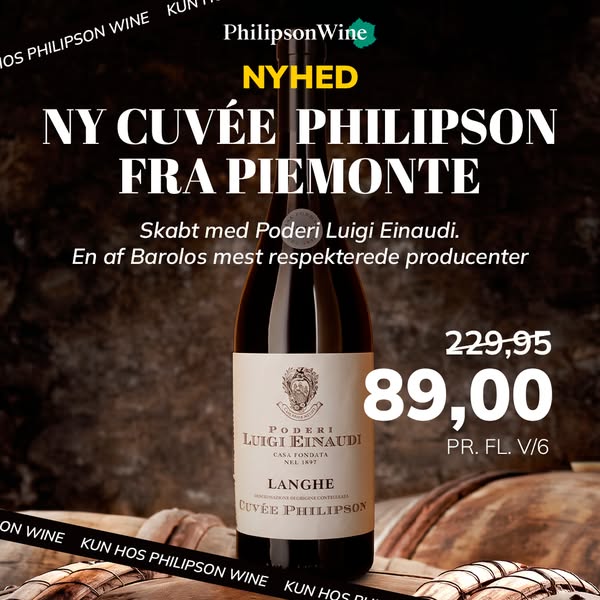 Ny Cuvée Philipson × Einaudi