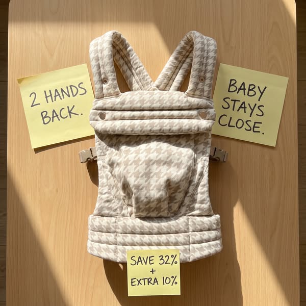Closer to baby. Freer to move.