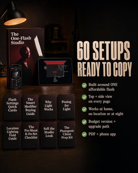 The One-Flash Studio™ — 60 One-Flash Portrait Lighting Setups