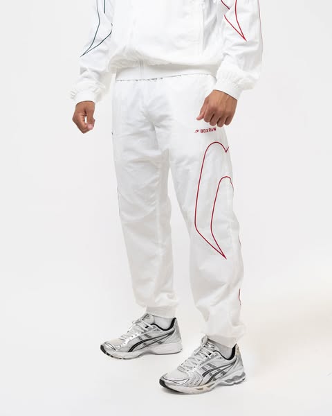 Chávez x BOXRAW Track Bottoms - White