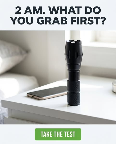 This Military Light Earned A Permanent Spot Next To His Phone (One Click Lights The Whole Yard)