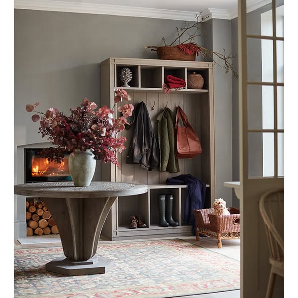 Anastasius Hallway Storage Unit- Silver Birch