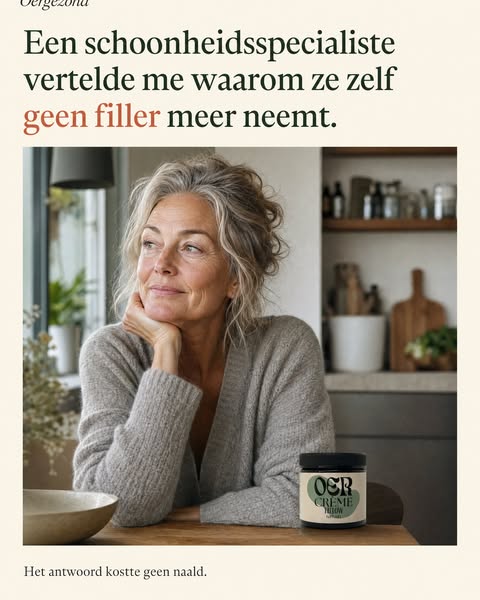 Waarom ze zelf geen filler meer neemt