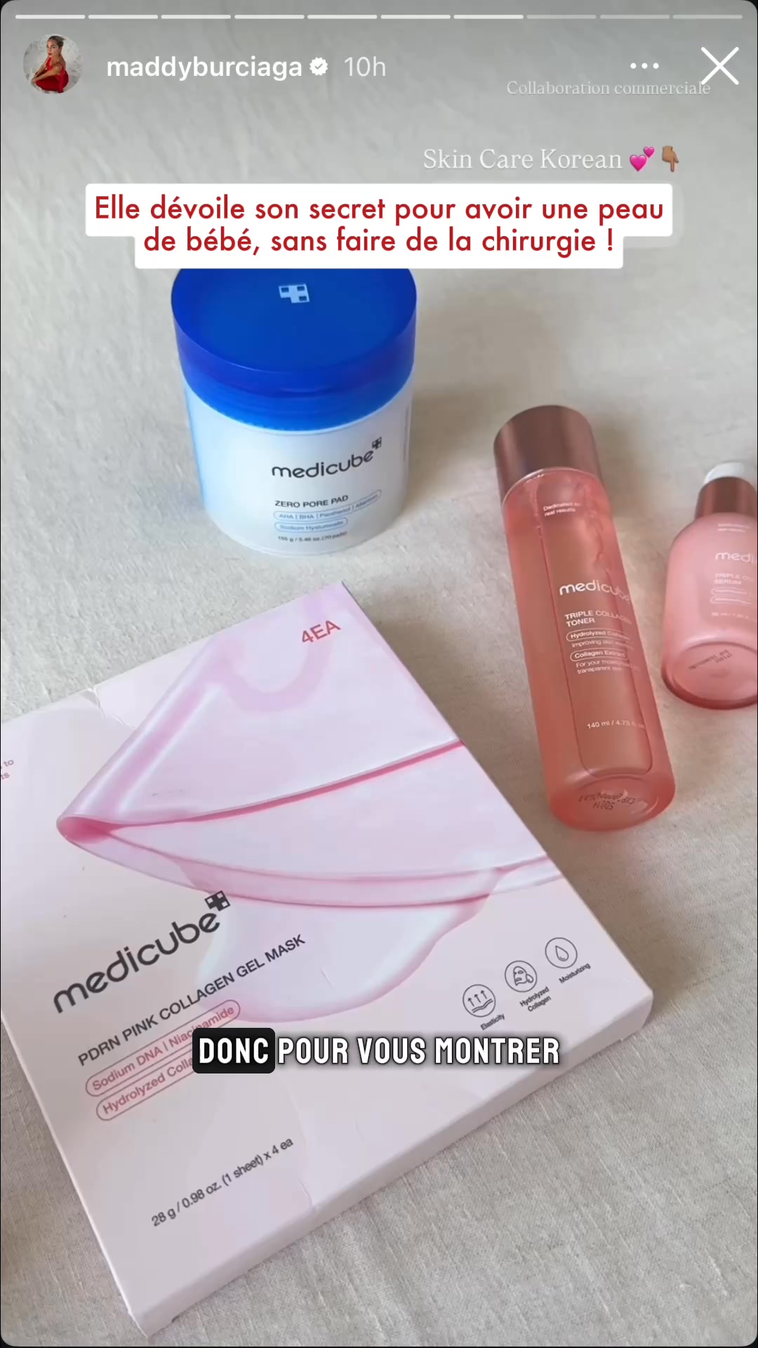 Peau “Glass Skin” coréenne