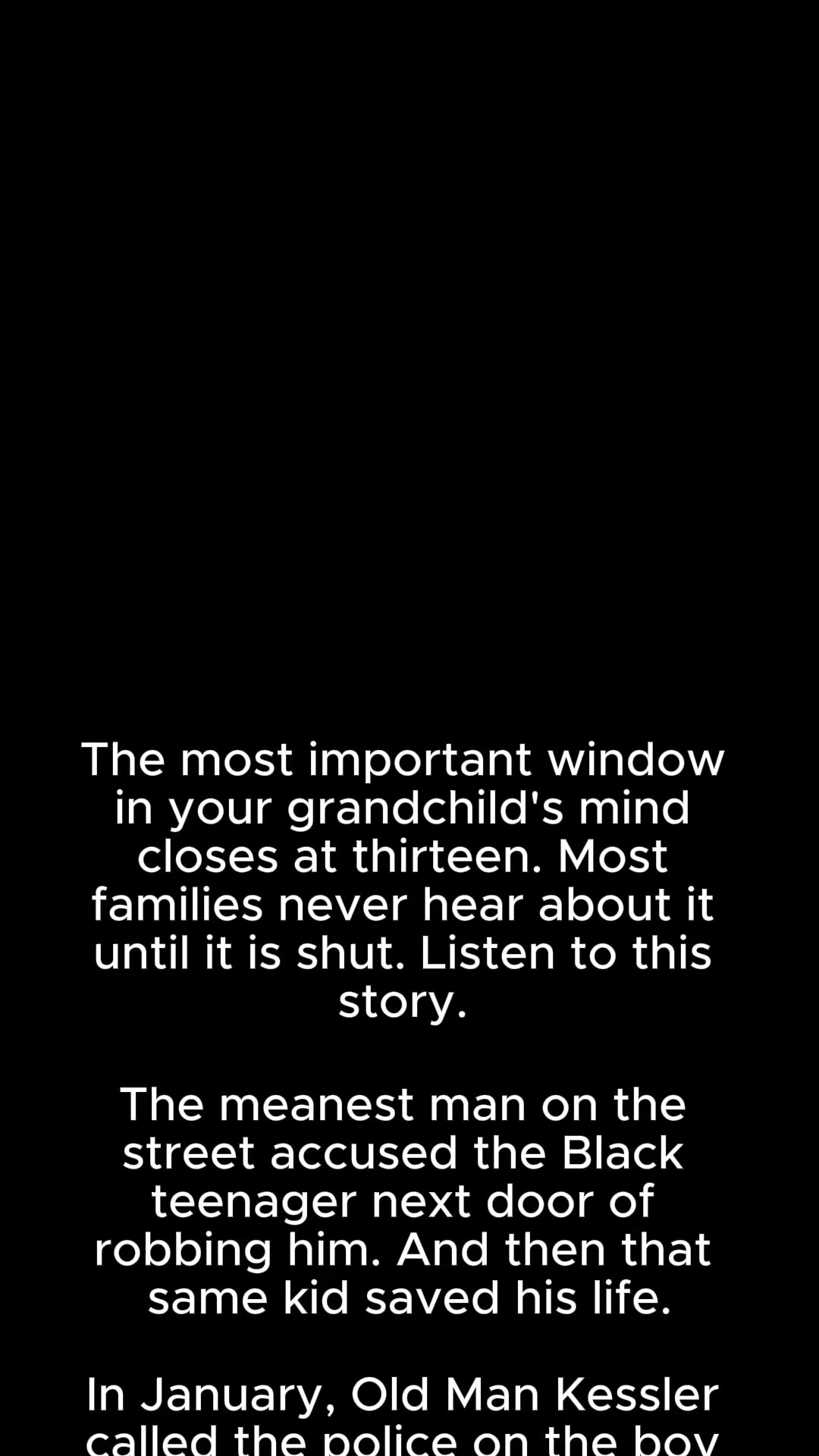 every parent or grandparent should watch this
