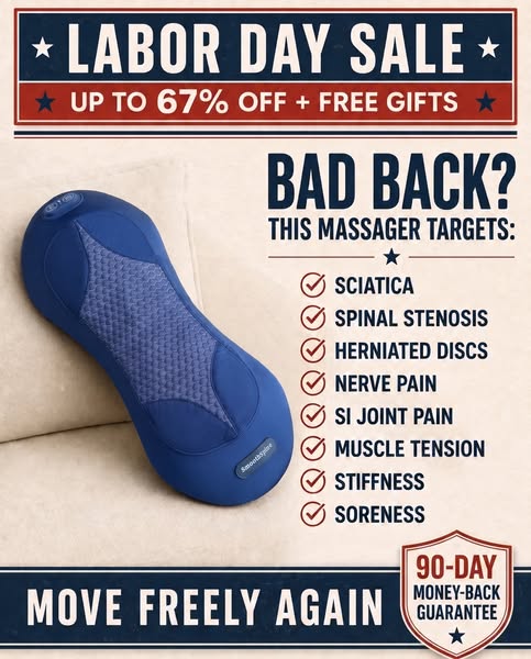 Give your back a break — up to 67% off